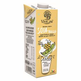 Bebida Vegetal ViviCosi Soya Vainilla Sin Gluten 1 L