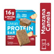 Barra Proteína Livean Manzana Canela 5 un.