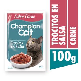 Alimento Húmedo Gato Champion Cat Carne 100 g