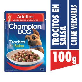 Alimento Húmedo Perro Adulto Champion Dog Carne y Verduras 100 g
