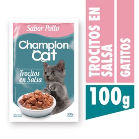 Alimento Húmedo Gatito Champion Cat Pollo 100 g