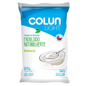 Yogurt Colun Light Natural 900 g