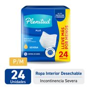 Ropa Interior Plenitud Protect Plus P-M 24 un.