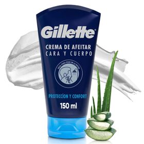 Crema de Afeitar Gillette Cara y Cuerpo 150 ml