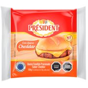 Queso Cheddar Président Fundido 120 g