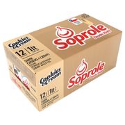 Pack 12 un. Leche Soprole Semidescremada Cookies And Cream 1 L