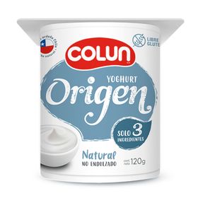 Yogurt Colun Origen Natural 120 g