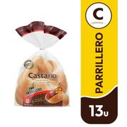 Pan Parrillero Castaño 330 g 12 un.