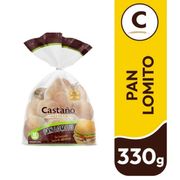 Pan Lomito Castaño 330 g 12 un.