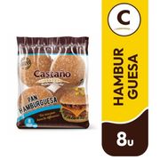 Pan Hamburguesa Castaño 8 un.