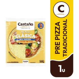 Pre Pizza Castaño Clásica 250 g 1 un.