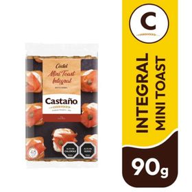 Mini Tostadas Castaño Integrales 90 g