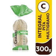 Pan Pita Castaño Multigrano 300 g 8 un.