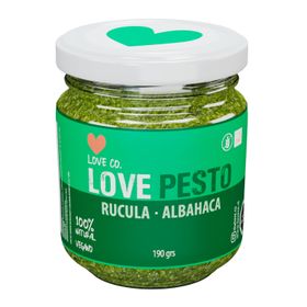 Pesto Rúcula Albahaca Natural Love Co 190 g