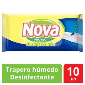 Trapero Húmedo Nova Desinfectante 10 un.