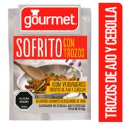 Sofrito Gourmet Con Trozos de Ajo y Cebolla Sobre 80 g