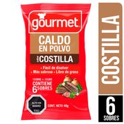 Caldo de Costilla En Polvo Gourmet 6 un.