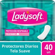 Protectores Diario Ladysoft Tela Suave 40 un.