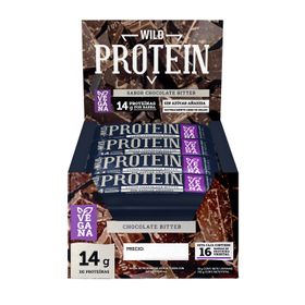 Barra Proteína Wild Protein Vegana Choco Bitter 16 un.