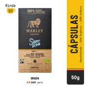 Café Cápsulas Marley Coffee Orgánico Descafeinado Simmer Down 10 un.