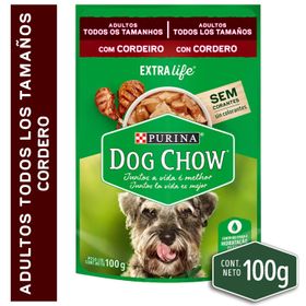 Alimento Húmedo Perro Dog Chow Cordero 100 g