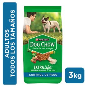Alimento Perro Adulto Dog Chow Control Peso 3 kg