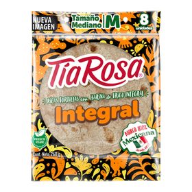 Tortilla Tía Rosa Integral Mediana 260 g 8 un.