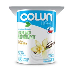 Yogurt Colun Light Vainilla 120 g