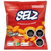 Galletas Mini Sabor Jamón Selz 35 g