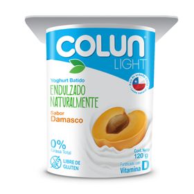 Yogurt Colun Light Damasco 120 g