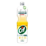 Limpiador Gel Cif con Cloro Limón 800 ml