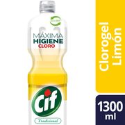 Cloro Gel Cif Limón 1.3 L