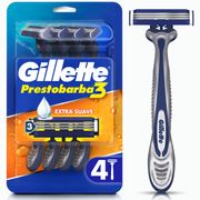 Máquina de Afeitar Gillette Prestobarba3 4 un.