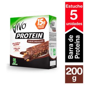 Pack Barra Proteína Vivo Chocolate 40 g 5 un.