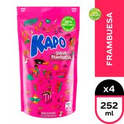 Pack 4 un. Jugo Kapo Frambuesa 252 ml