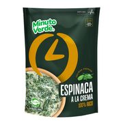 Espinaca A La Crema Minuto Verde 400 g