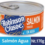 Salmón en Agua Trozos 100 g drenado