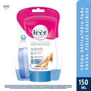 Crema Depilatoria Veet Ducha Piel Sensible 150 ml