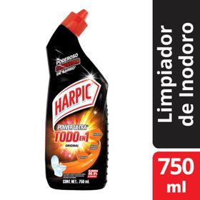 Gel Limpiador Desinfectante Sarro Inodoro Harpic Max Power 750 ml