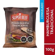 Hamburguesa Vacuno y Cerdo Super Beef Tradicional 100 g