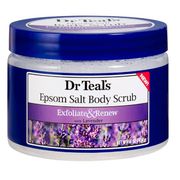 Exfoliante Corporal Dr. Teal's Lavanda 454 g