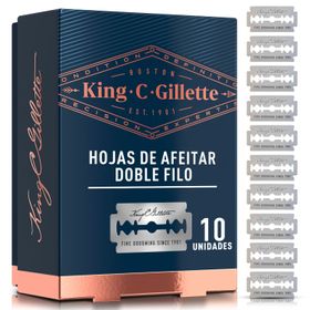 Navajas de Afeitar Gillette King C 10 un.
