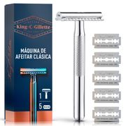 Máquina de Afeitar Clásica Gillette King C + Navajas