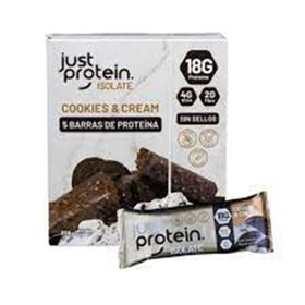 Barra Justprotein Isolate Cookies & Cream 5 un.