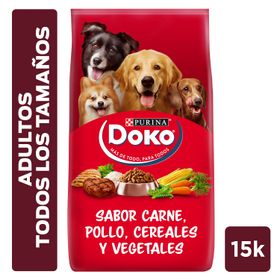 Alimento Perro Adulto Doko Carne y Pollo 15 kg
