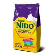 Leche Polvo Nido Semidescremada Sin Lactosa 700 g