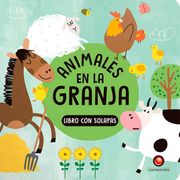 Animales en la granja con solapas