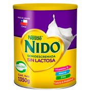 Leche Polvo Nido Semidescremada Sin Lactosa 1.35 kg