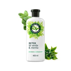 Acondicionador Herbal Essences Detox Té verde & menta 400 ml
