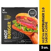 Hamburguesa Vegetal NotBurger 95 g 5 un.